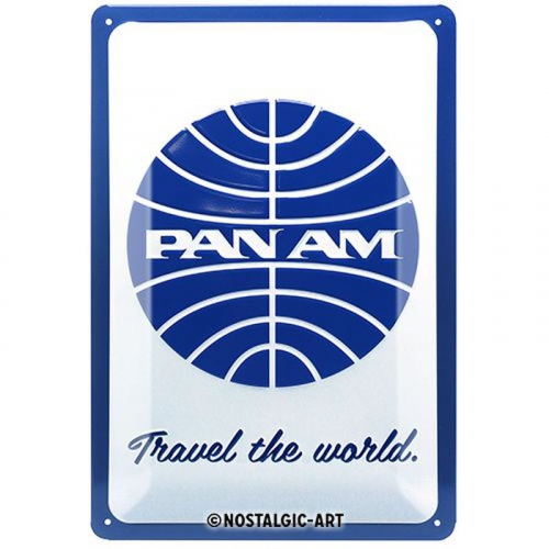 Blechschild Panam Logo 1